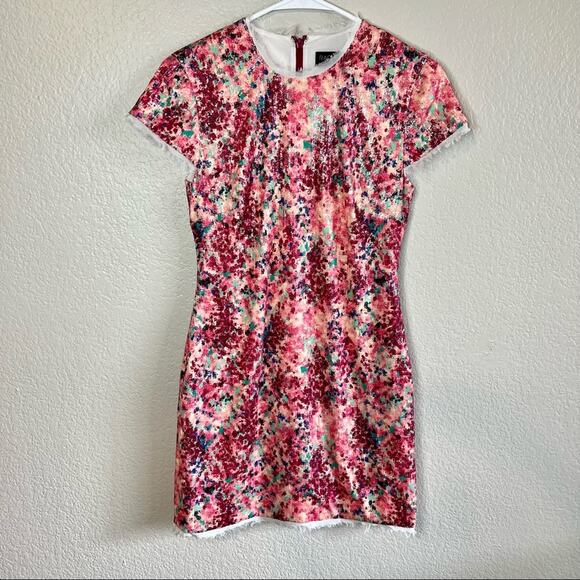 Rachel Zoe Pink Floral Mini Dress - Picture 3 of 13